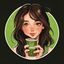 用户「绿茶拿铁」头像，女性用户，热衷于小湿妹系列作品收藏